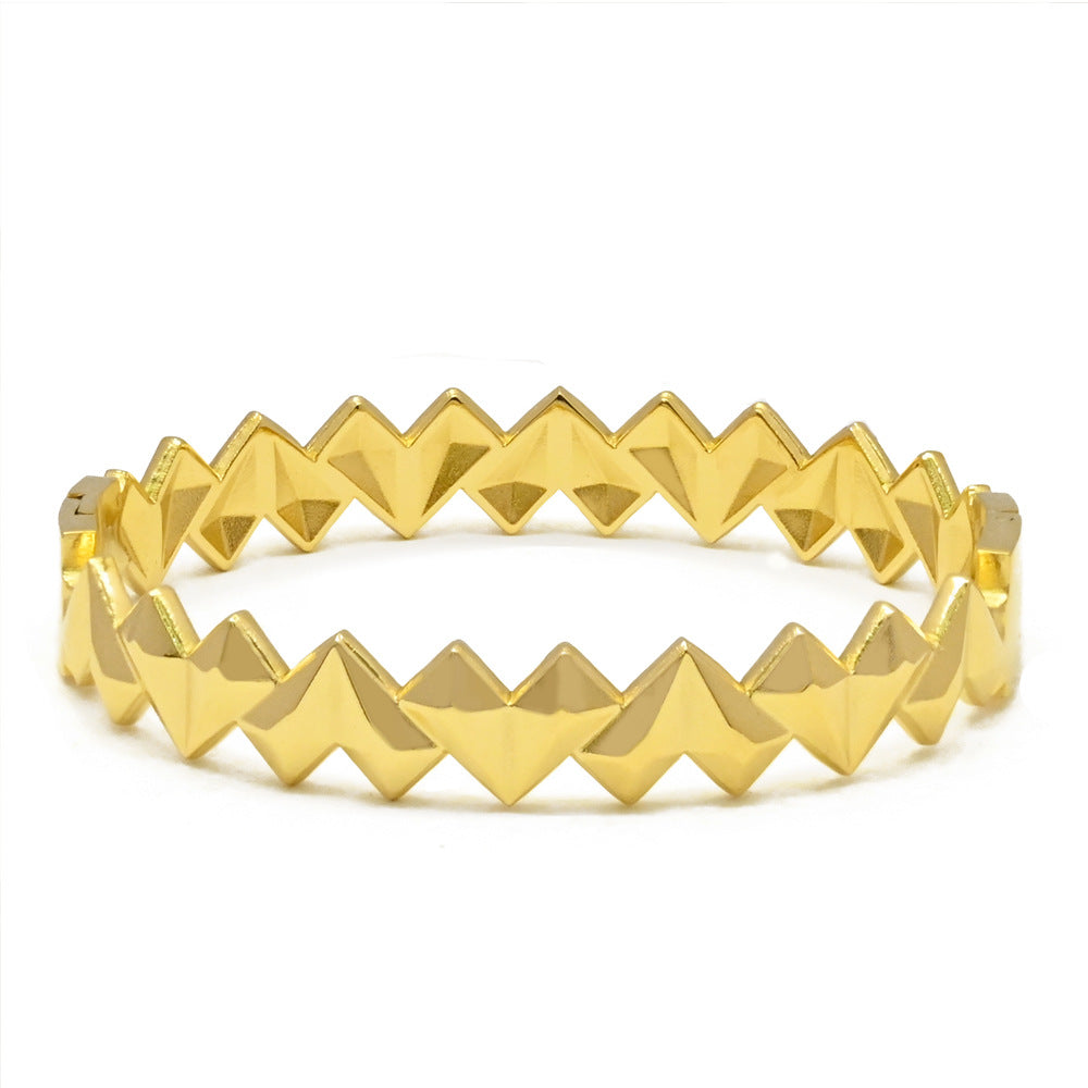 LEEDOX Geometric Heart Shape Bracelet