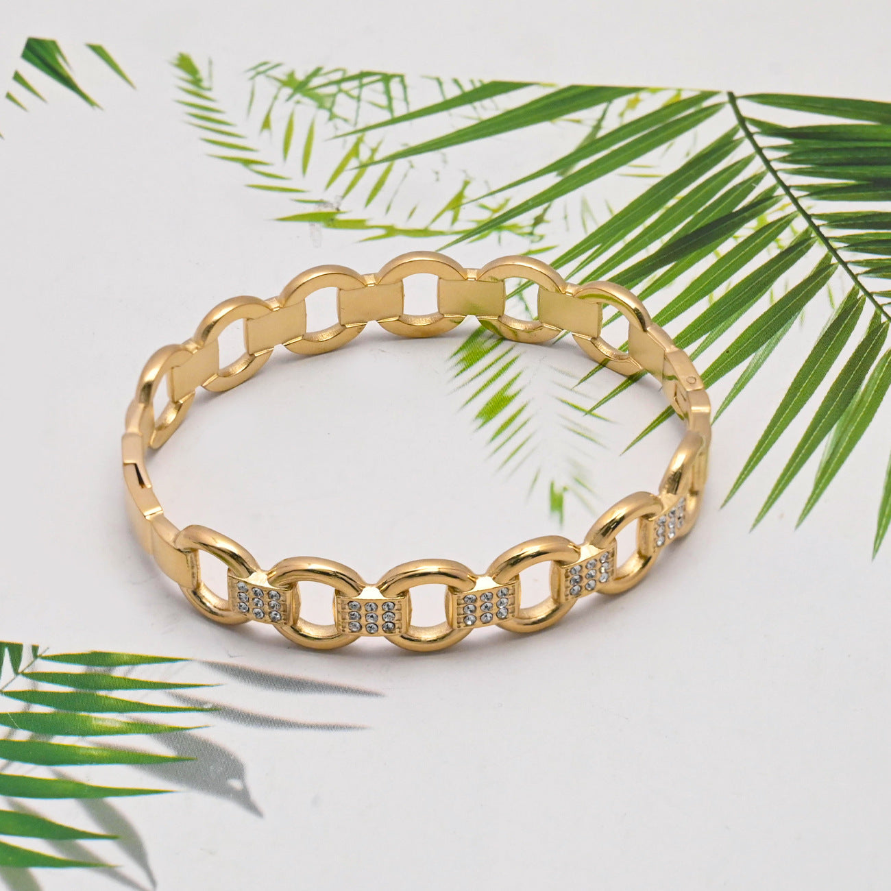 LEEDOUX Round rhombus bracelet