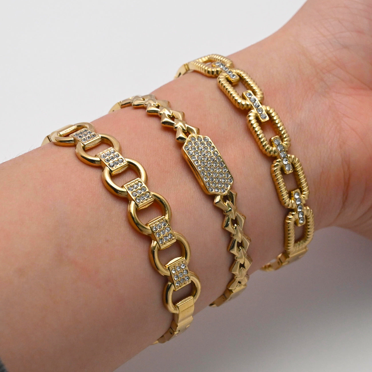 LEEDOUX Round rhombus bracelet