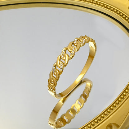LEEDOX  Gold-plated Stainless Steel Bracelet