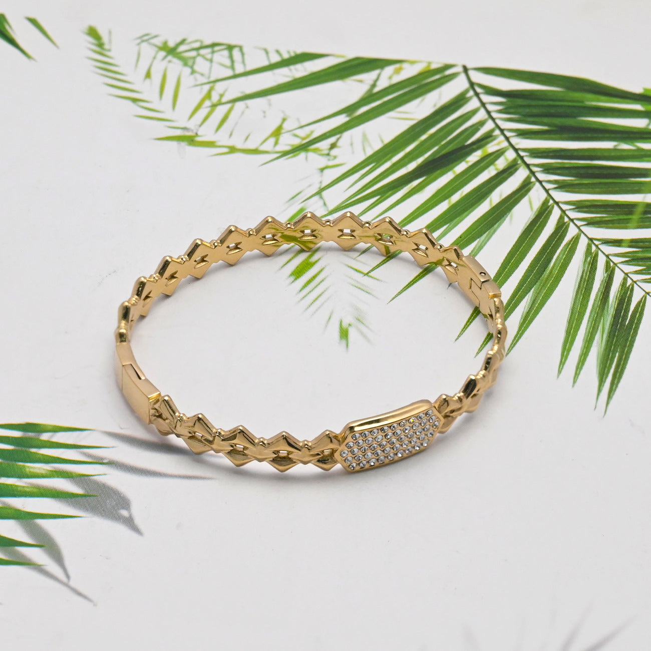 LEEDOUX Round rhombus bracelet