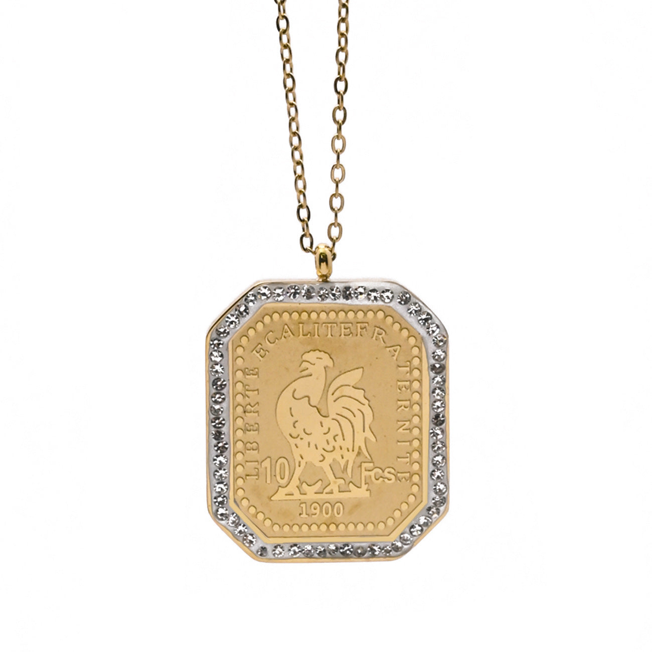 LEEDOX  Coin Pendant Necklace