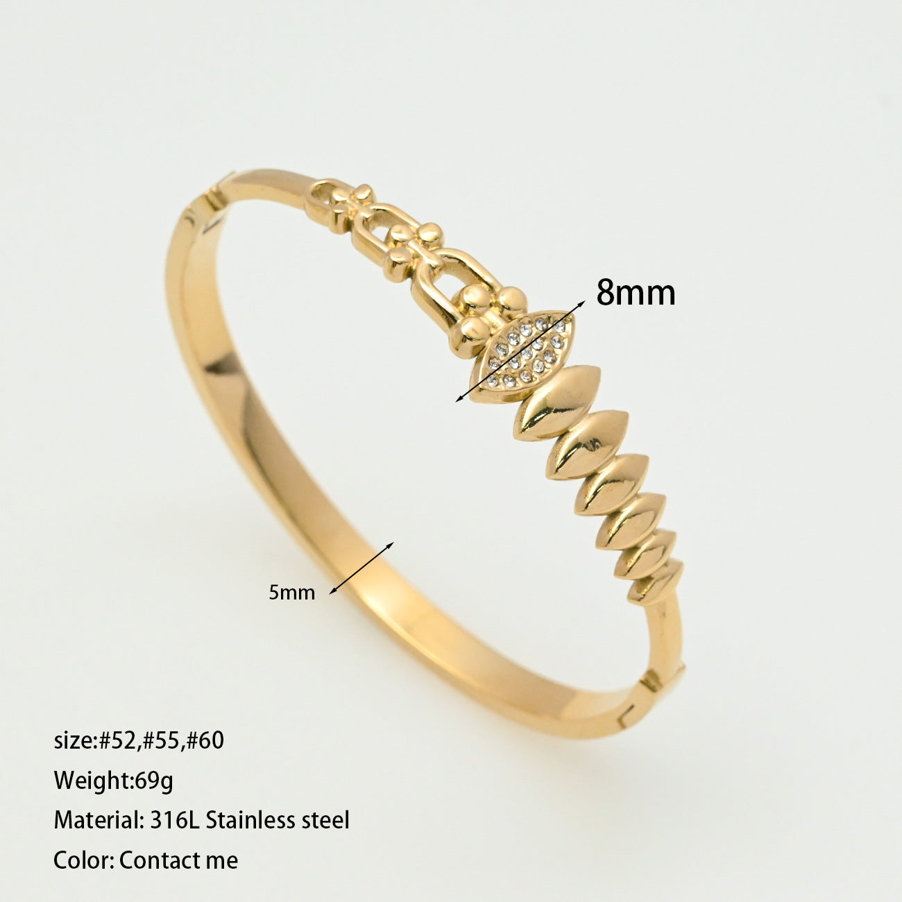 LEEDOUX  Women's Titanium Steel Bracelet