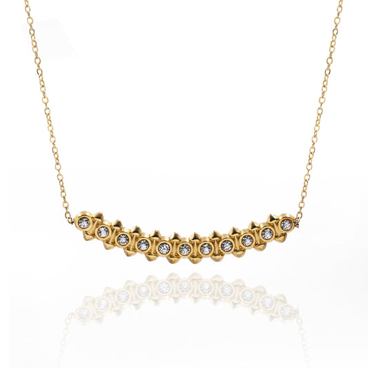 LEEDOUX Stud Necklace Gold