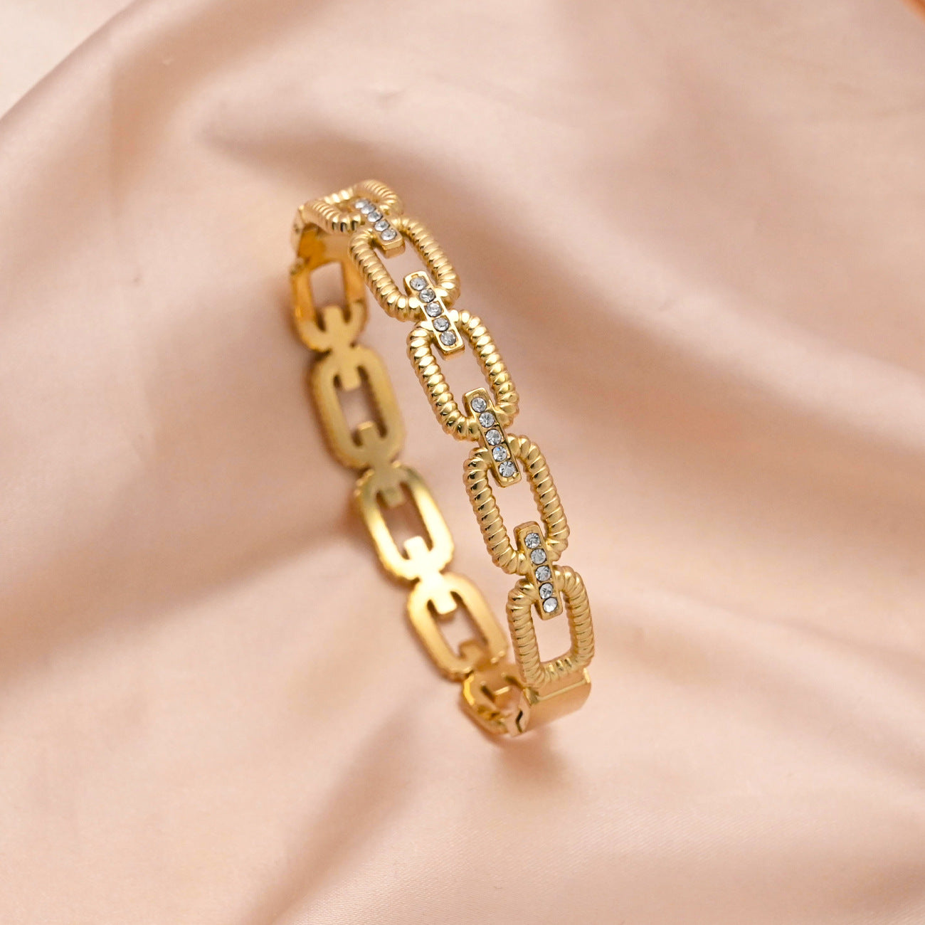 LEEDOUX Round rhombus bracelet