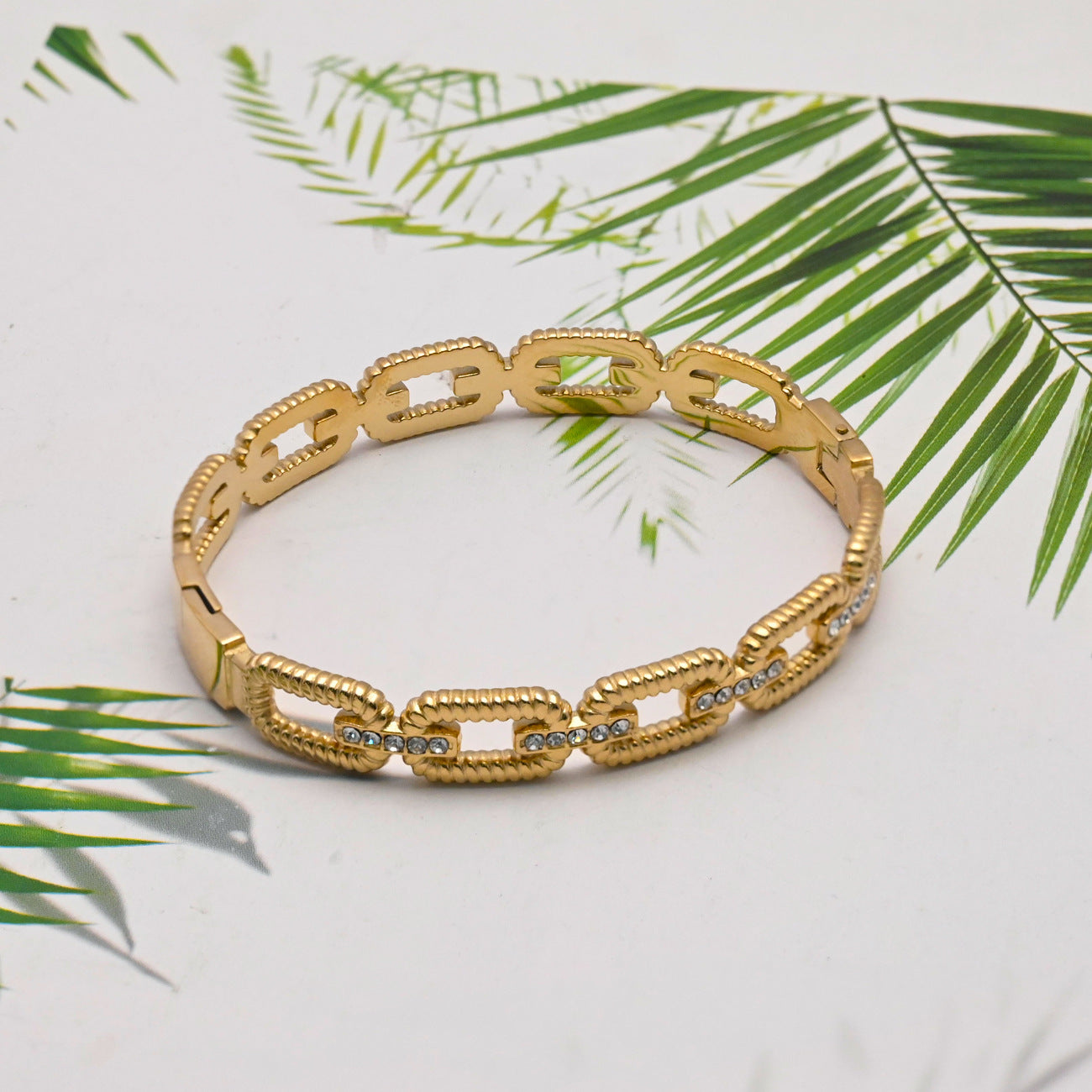 LEEDOUX Round rhombus bracelet