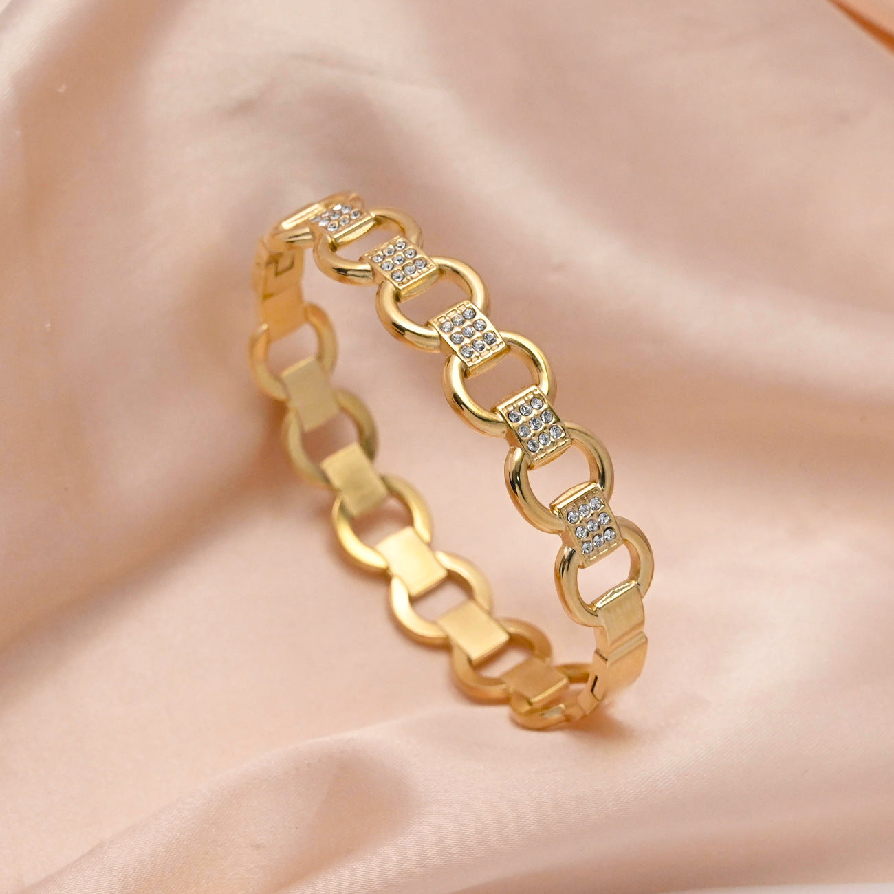 LEEDOUX Round rhombus bracelet