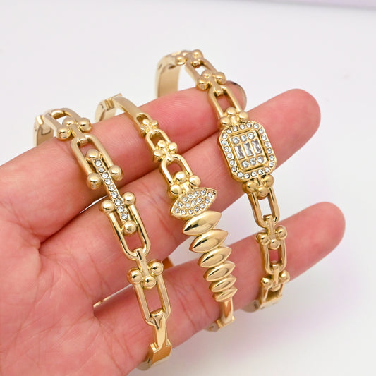 LEEDOUX  Women's Titanium Steel Bracelet